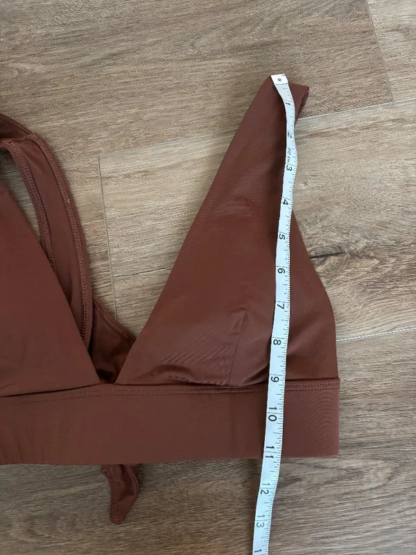 Everlane Renew Brown Nikini Top - Size Small - Image 4