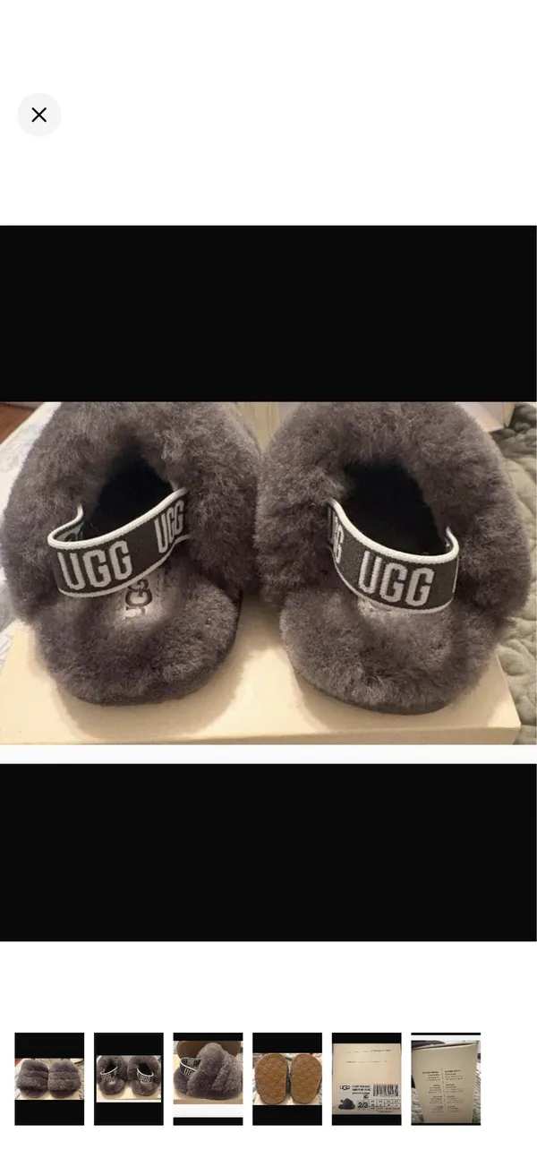 UGG I Fluff Yeah Slide - Charcoal Gray - Image 7