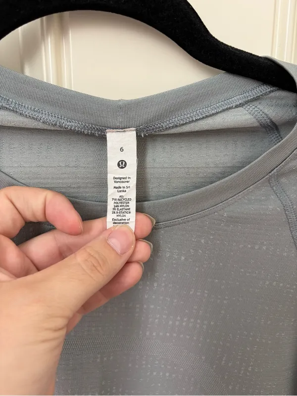 Lululemon Swiftly Tech Short-Sleeve Top Size 6 - Image 3