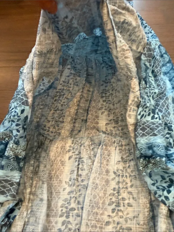 On You Floral Tiered Maxi Dress with Ruffle Straps Size Small - C54-012 - Image 5