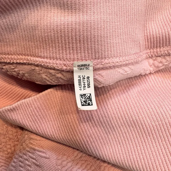 Offline by Aerie Goals Pink Floral Jacquard High Waisted Biker Shorts‎ Medium M - Image 4