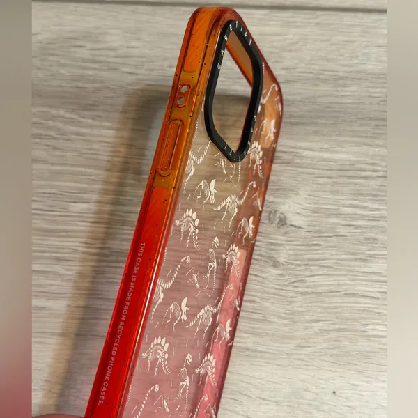 Casetify Dinosaur Fossils/skeleton Ombré iPhone 15 pro max impact case - Image 6