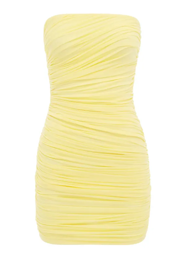 RUNAWAY THE LABEL Yellow s Dress - Image 4
