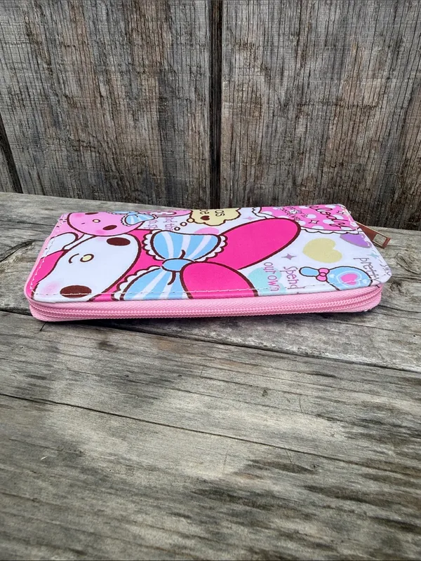 Woman’s My Melody Pink Pastel Character Zip Full Size Wallet 7.5” (L) 4” (W) - Image 9