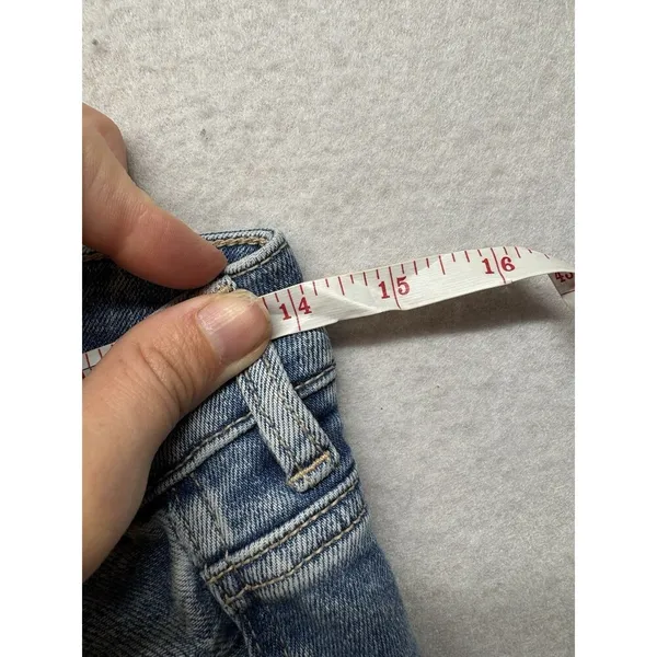 American Eagle Jeans Womens 4 Medium Wash Mom Jean Distressed Ripped Strigid - Image 4
