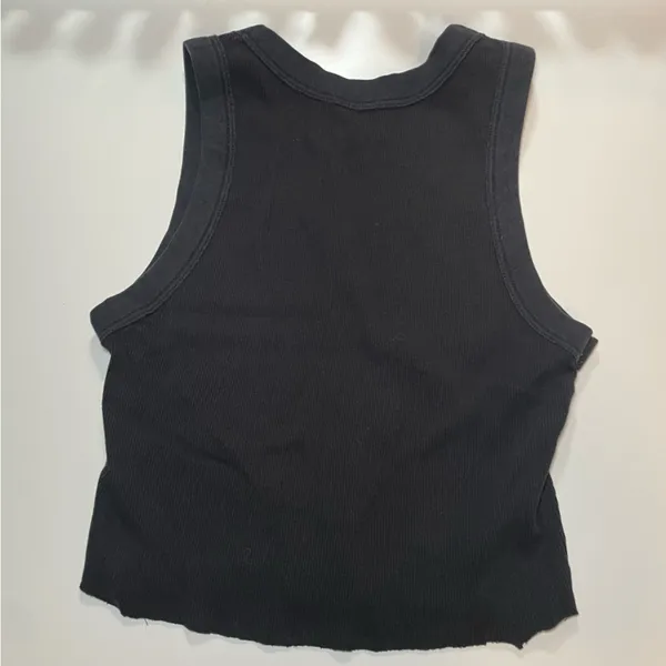 Black Sleeveless Tank Top - Image 2