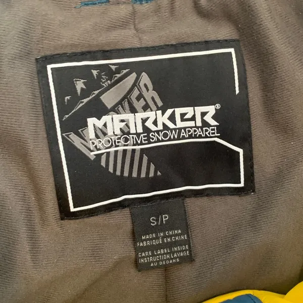 Marker Women’s Small Slate Blue / Teal Winter Snow Snowboard Ski Pants - Image 6