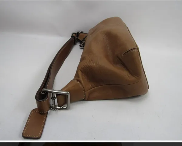 Y2K Coach Legacy Demi Hobo 9564 Camel Glove Tanned Leather Shoulder Bag - Image 8