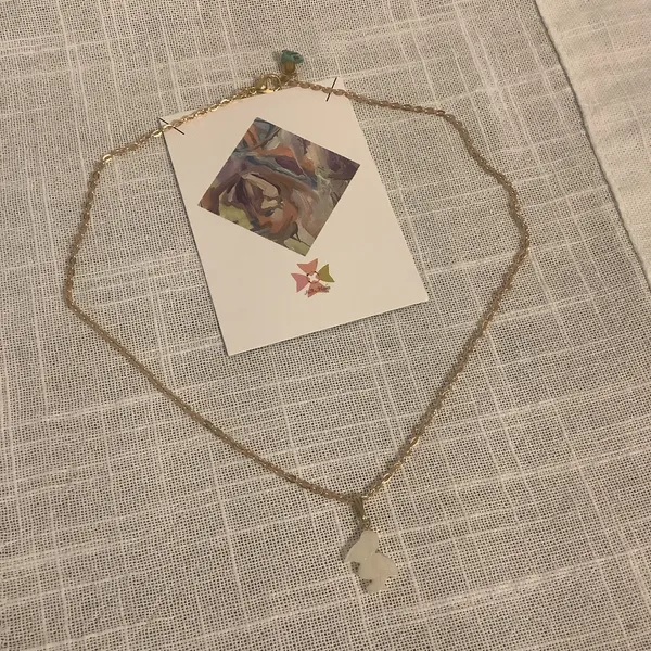 Vintage Pelican Pendant & New Chain - Image 6