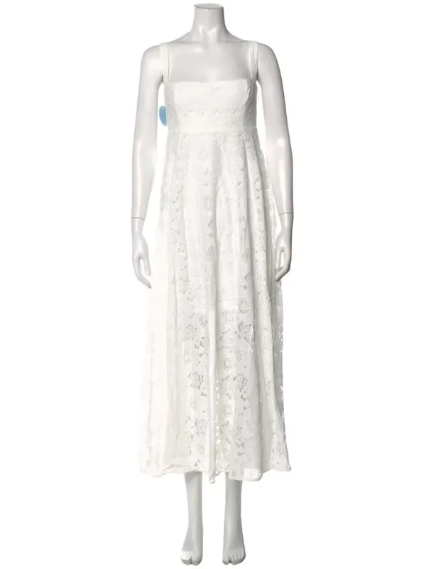 NWT Hill House Collector's Edition Rowena Dress in White Lace Tank Maxi Dress L - Image 2