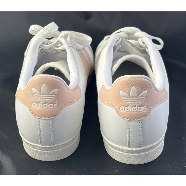 ADIDAS Cloudfoam Womens Low Top Lace-Up Sneakers White Pink Size 8.5-011001-EUC - Image 5