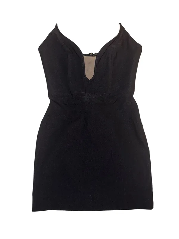 REVOLVE x Michael Costello Giada Mini Dress Black -sz XS - Image 4
