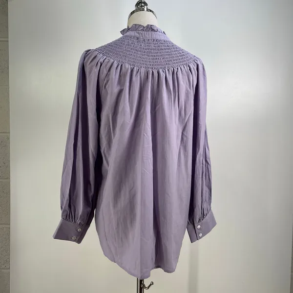 Pomander Place Emory Smocked Lilac Top - Image 8