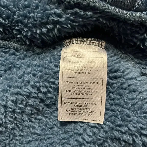 Blue‎ sherpa hoodie faux fur front pockets comfy small sherpa hoodie zip jacket - Image 8