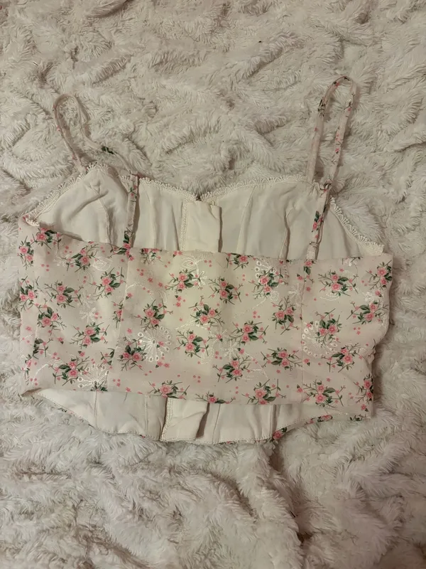Altar'd State Corset Top Floral - Image 4