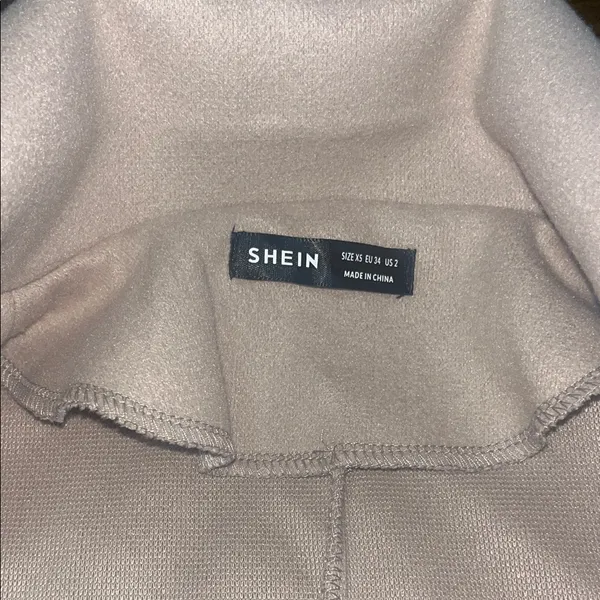 SHEIN Cream Long Coat - Image 4