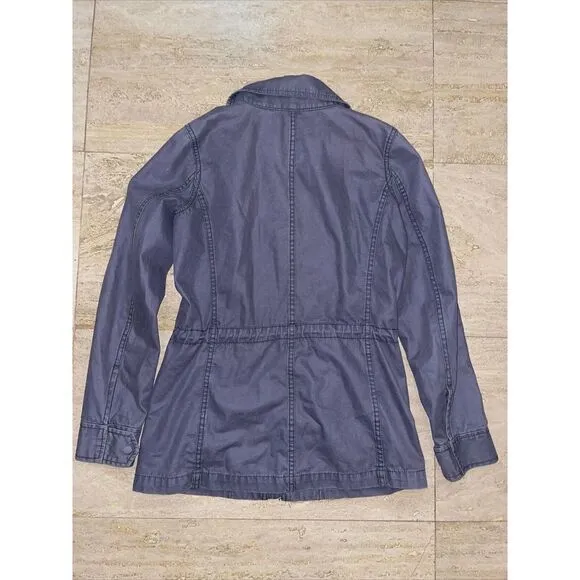 Madewell Jacket Women XS Rustic Gray‎ Full Zip Utility Military Hiking Outdoor - Image 5