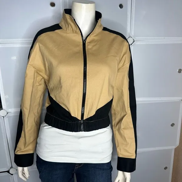 Tiger Mist Harley Crop Jacket Size Small - Image 10