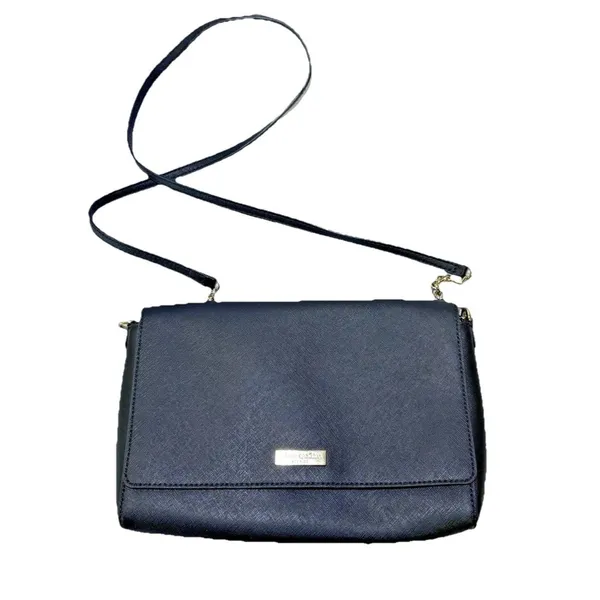 Kate Spade Black Tilden Place Alek Leather Crossbody Bag Great Condition - Image 2