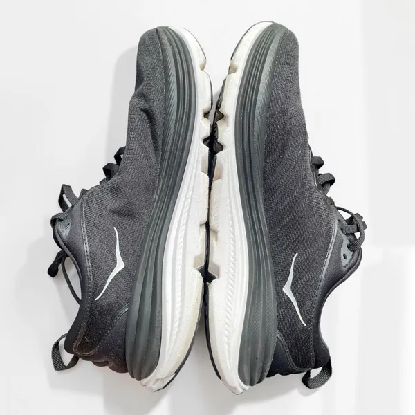 Hoka Gaviota 5 Wide Womens 11D Black White Stability Running Shoes 1134270 BWHT - Image 8