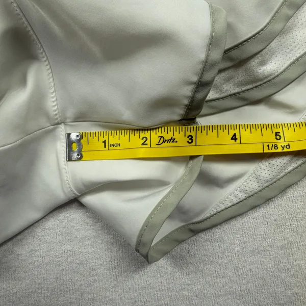 Nike Tempo Dri-FIT Running Shorts Women’s Large White Gray Lined Athletic - Image 9
