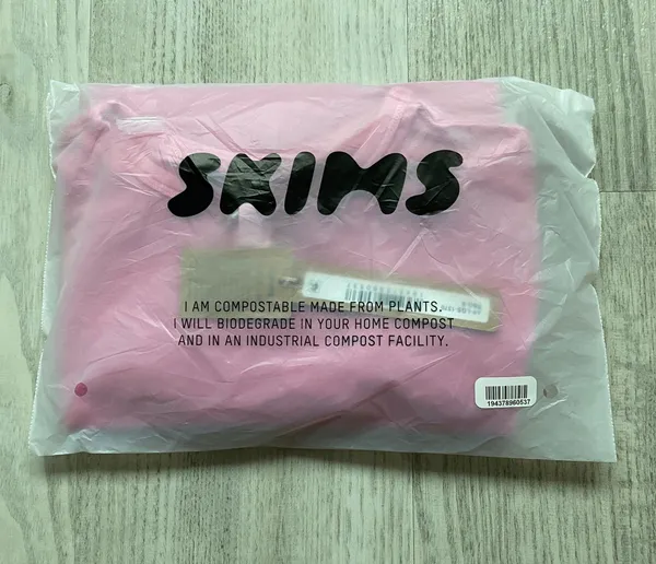 SKIMS New Vintage Cropped Long Sleeve T-shirt In Limited Edition 🍬BUBBLEGUM🍬 - Image 2