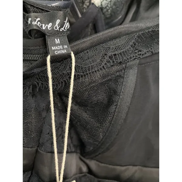 NWT For Love & Lemons x REVOLVE Bustier Gown Black Size M - Image 4