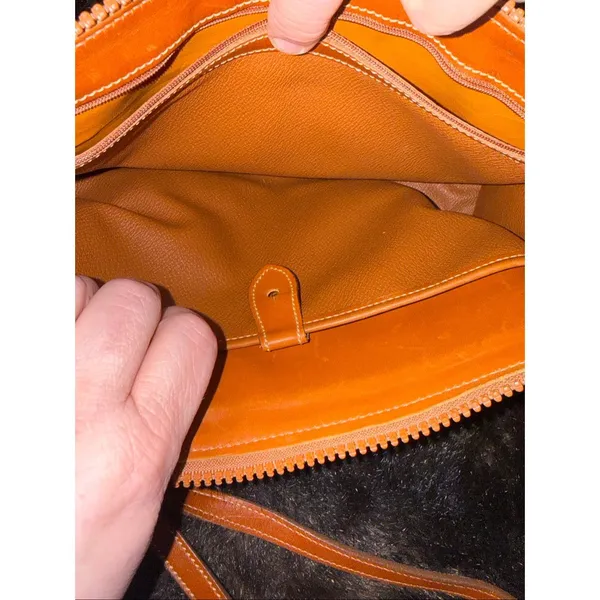 Vintage Dooney & Bourke Women All Weather Pebbled Leather Shoulder Bag Purse - Image 7