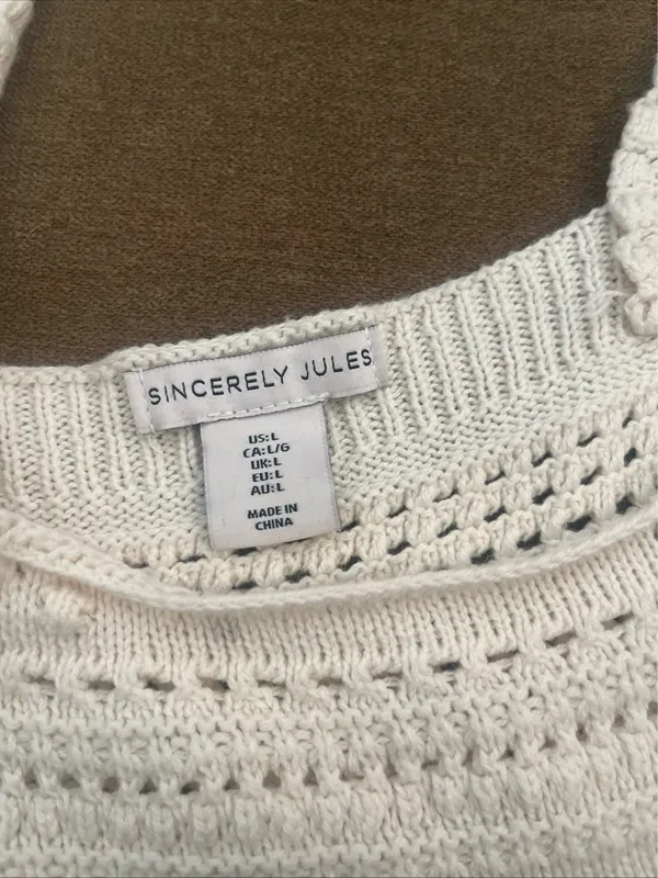 Sincerely Jules Crochet Crop Top - Image 2