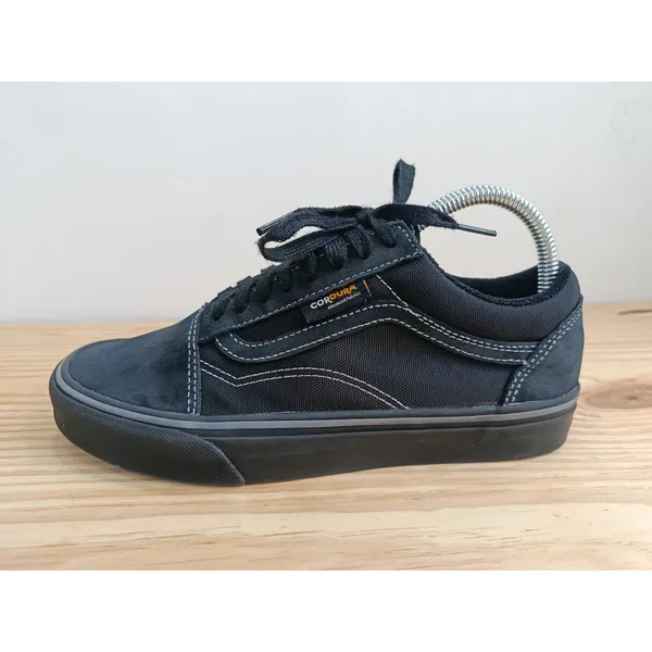 Vans Old Skool Cordura Mix Black - Men's Size 7 US (Women's 8.5) - Pre-owned - Image 3