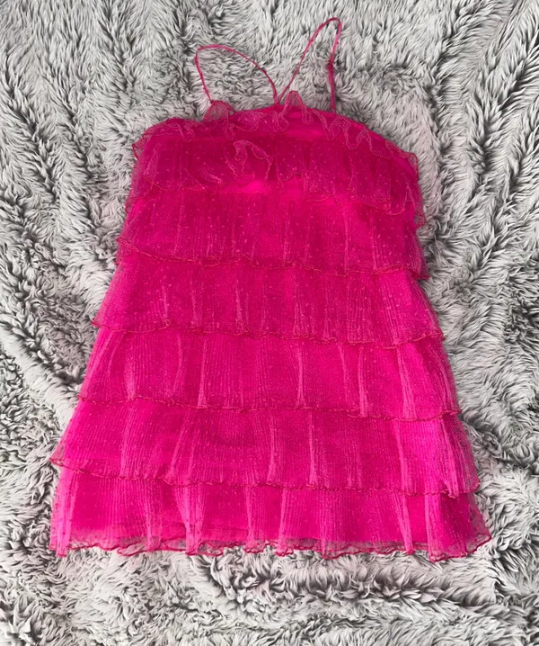 Pink Ruffle Dress - Image 2