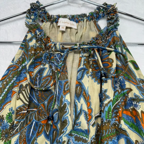 House Of Harlow‎ 1960 Maxi Dress Floral Print Halter Neck Tiered XS - Image 7