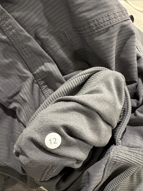 Lululemon Gray Dance Studio Crop with Drawstring size 12 - Image 7