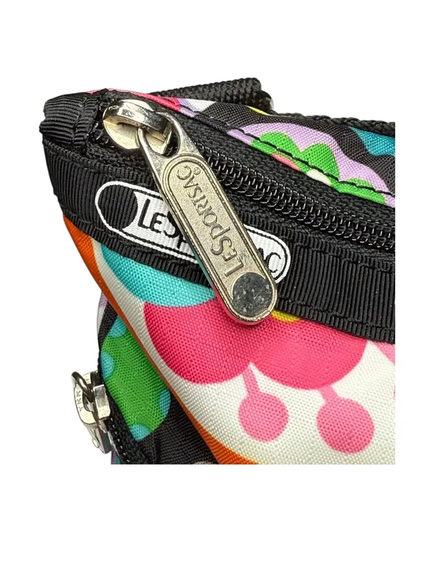 LeSportSac ✿ Crossbody Bag Festival Handbag ✿ Mixed Multi Floral Print ✿ 3X Zip - Image 9