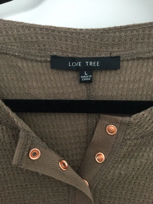 Love Tree Long Sleeve Button Down - Image 3