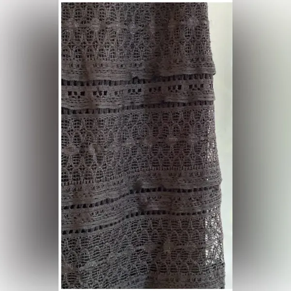 Alice + Olivia Lace Black Maxi Dress Size 0 - Image 4