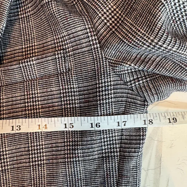 Saylor by Free People Plaid Blazer Women S Glen Check Longline Tailored Jacket - Image 11