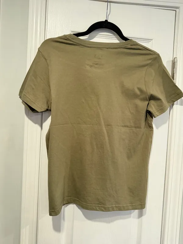 NWOT Hurley Size S Green Graphic Print Short Sleeve Tee Shirt Surf Sun Beach - Image 7