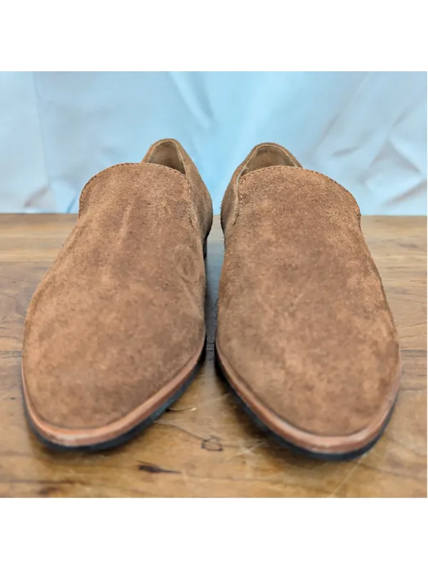 Patina Mexican handmade Leather Suede Finish Ladies' Loafers US 8 EUC - Image 8