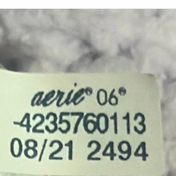 Women’s Aerie Sherpa Quarter Zip Pullover Lilac Size XS - Image 6
