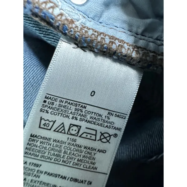 Old Navy Maternity‎ O.G. Straight Jeans Women 0 Front Low Panel Pregnancy - Image 7