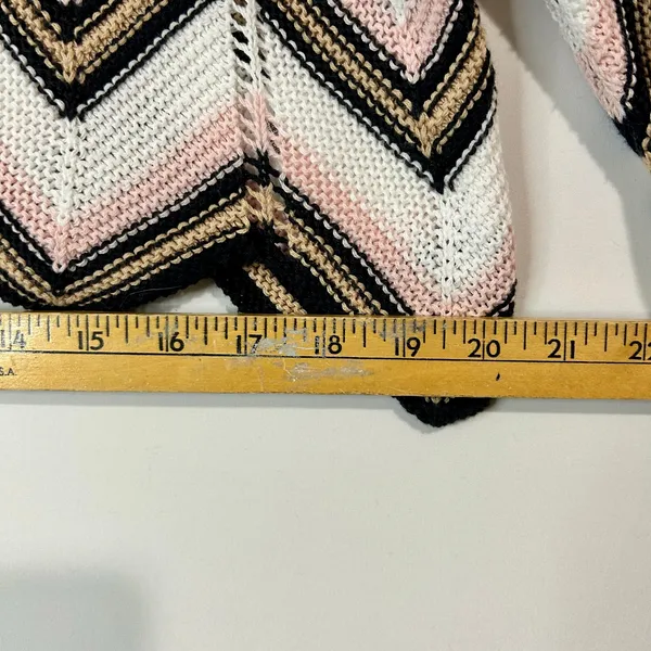Audrey Parks x Francesca’s Women’s Crochet Knit Cropped Sweater Pink Small EUC - Image 8