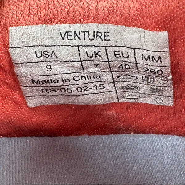 Vionic Venture Orthotic Mesh Low Top Lace Up Sneakers Grey‎ Coral Orange 9 - Image 10