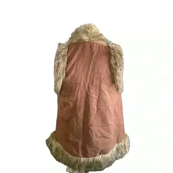 Judith March fur trimmed vest med - Image 2