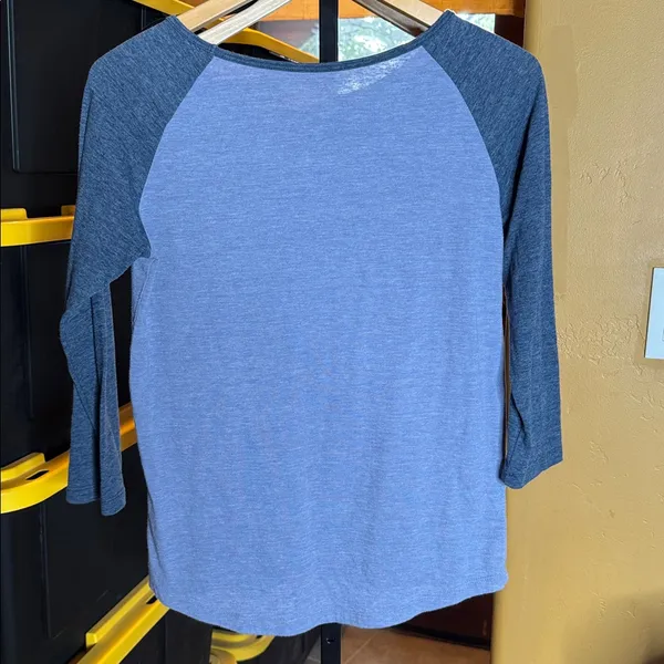 Disney Judy Hopps Clever Bunny Blue Raglan 3/4 Sleeve Tee Zootopia Size Medium - Image 6