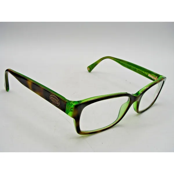 Coach Frames HC6040 Brooklyn 5117 Tortoise Green 50-16-135 Eyeglasses Hard Case - Image 4