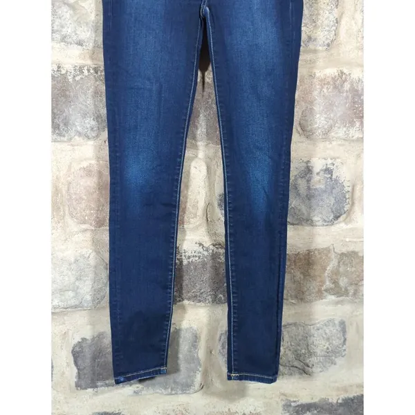 American Eagle Jeans Woman's 2 Jeggings Blue Skinny‎ Stretch Basic Coastal - Image 3