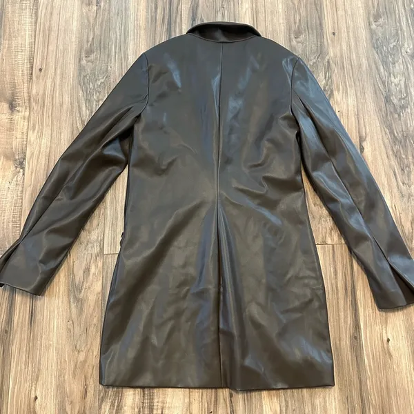 Abercrombie & Fitch Leather Blazer Dress - Image 4
