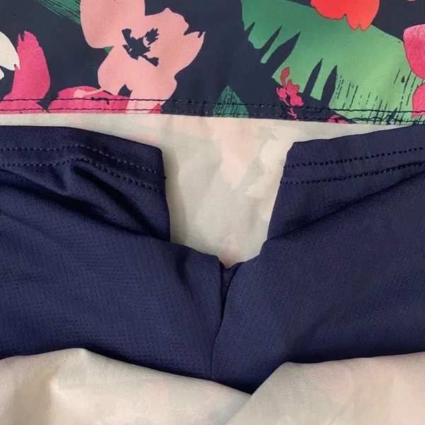 Speedo Womens Tropical Floral Swim Skort Navy Pink Small 800275901028‎ - Image 10