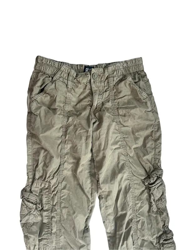 Y2K BDG Olive Cargo Utility Pants - Image 3